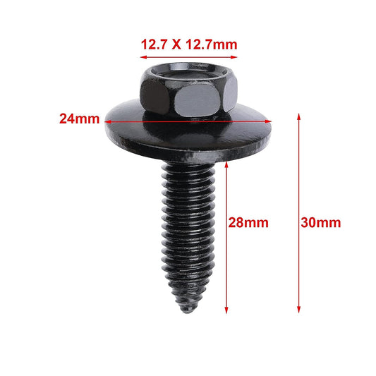GM 11501188 M8-1.25 X 30mm Hex Head SEMS 24mm Outside Diameter Phosphate