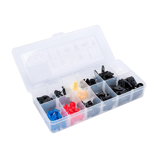 120pcs Body Interior and Exterior Retainer Fastener Clip Assortment Bumper Cover Grille Hood Retainer Fender Molding & Door Trim Panel Clips for Toyota Tacoma 1994-2004