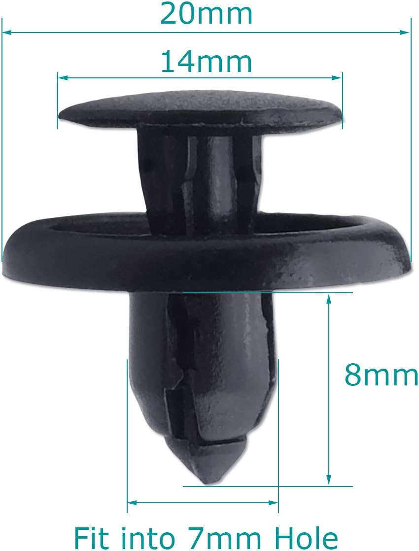 90467-07166 Fender Liner Push-Type Retainer Clip for Toyota