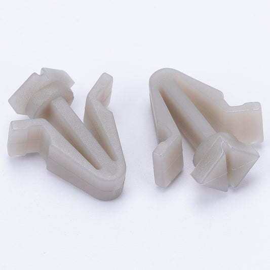 62318-01W00 01553-05751 Gray Nylon Grille Clip Fastener for Nissan 200SX 720 Pickup Hardbody Pickup Maxima Pathfinder Sentra Stanza