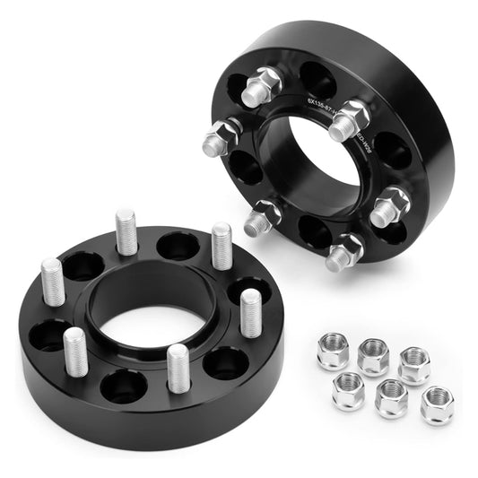 6x135 to 6x5.5 Wheel Adapters, 1.5 inch 6x135mm to 6x139.7mm Wheel Adapters 78.1mm Hub Centric and 87.1mm Hub Bore with M14x1.5 Thread Pitch for F150 Expedition Lincoln Navigator