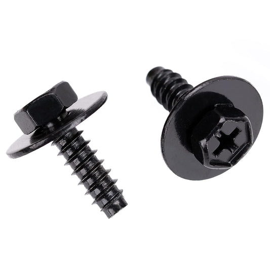9CF6-00-516B 9CF600516B M5-1.81x16mm Fender Liner Splash Shield Bumper Cover Screw Bolt Phillips Hex Head Sems for Mazda 6 Mazda 3 Miata Protege CX-5 CX-7 CX-9
