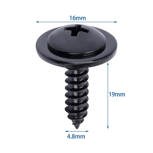 Tapping Screw M4.8-1.61x19mm Replacement for Honda 90114-SE0-000 90114-SZ3-000