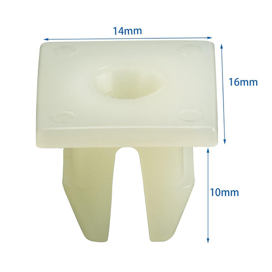 Front Bumper Support Splash Shield Under Cover Nylon Nut Grommet M5.5 Screw 90189-06193 90189-06237 for Toyota Lexus