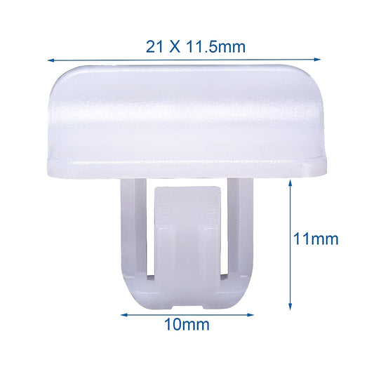 68225214AA 68225214-AA Bumper Cover Fascia Fender Flare Grille Moulding Clips Compatible with Chrysler Jeep Cherokee, Gladiator, Grand Cherokee, Wrangler, Dodge Durango