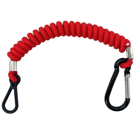 8M0092850 Boat Safety Kill Stop Switch Connector Lanyard Cord Compatible with Mercruiser Marine - Replacement for 15920Q54 823037A09 15920T54 Emergency Stop Switch Red Metal Buckle