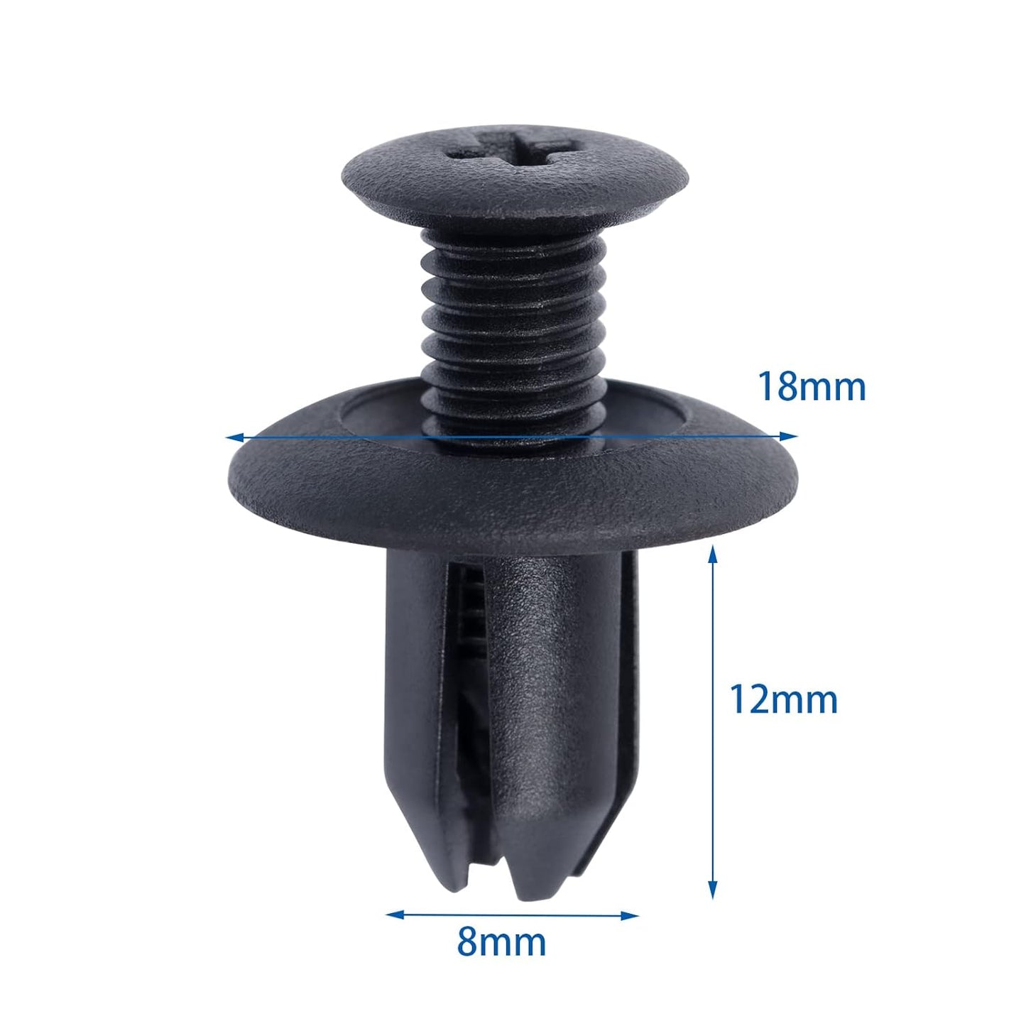 MB-455-56143 W705845-S300 Push-Type Bumper Fender Liner Retainer Clips for Ford