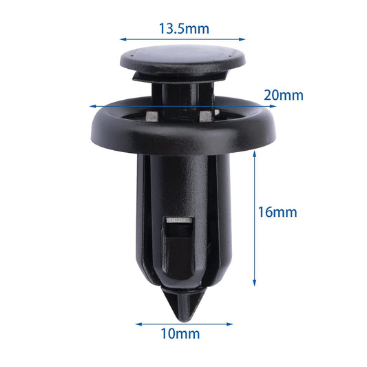 Bumper Fender Grille Splash Shield Clips 91506-S9A-003 Compatible with Honda Acura Accord Civic CR-V Odyssey MDX RDX TSX TL ILX