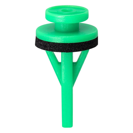 Green Nylon Pillar Moulding Clip with Sealer for KD53-50-M38 BJS7-50-M38 Mazda 3,6,CX-3,CX-30,CX-5,CX-9,MX-30 EV