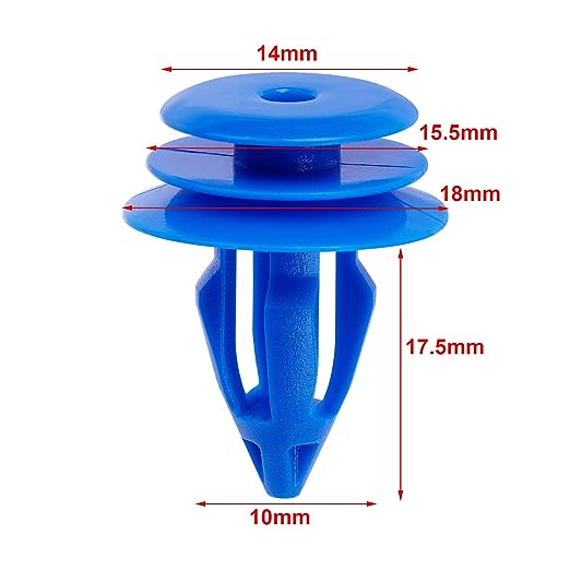 Wheel Arch Moulding Retainer Clips LR027255 for Land Rover Discovery, Discovery Sport, for Range Rover Evoque