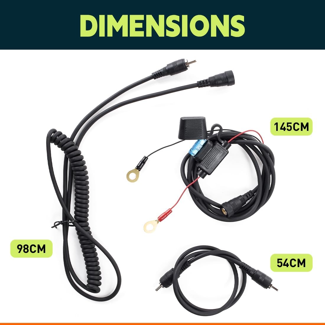 Heated Shield Cord Snowmobile Helmet Heated Shield Cord Replacement for CX950 Helmets 47-975 59-975C 0133-0098 Shield Cord