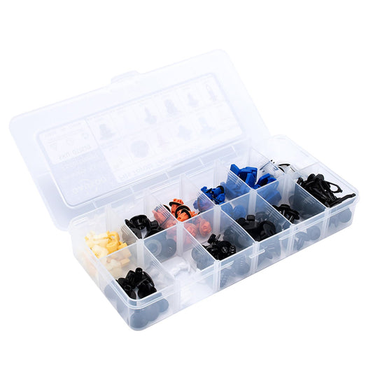 120pcs Body Interior and Exterior Retainer Fastener Clip Assortment Bumper Cover Hood Retainer, Fender Molding & Door Trim Panel Clips for Toyota Tacoma 2005-On