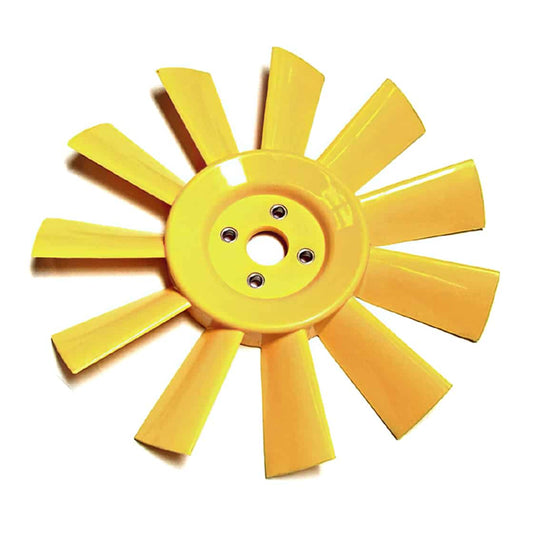 12G2129 11 blade yellow plastic radiator cooling fan for Classic Mini