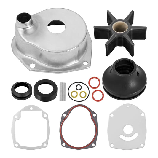18-3147 817275Q05 817275A5 817275K05 Water Pump Impeller Repair Kit Compatible with 1991-2021 Mercury MerCruiser Alpha 1 Gen 2 Drives 817275Q4 817275T4 47-43026-1 47-43026-2