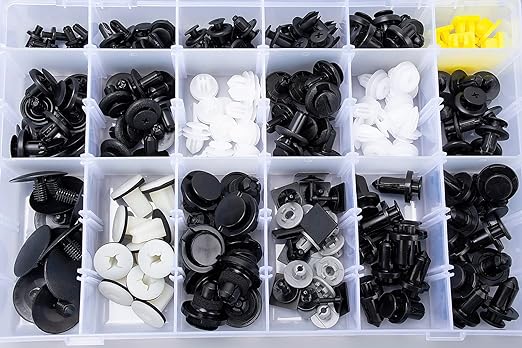 190pcs Subaru Body Interior and Exterior Retainer Fastener Clip Assortment