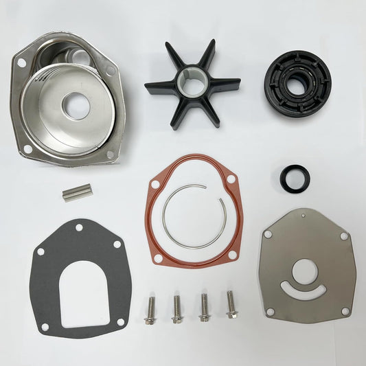 817275A09 Outboard Water Pump Impeller Repair Kit For Mercury Mariner 135 150 175 200 225 250 275 300 HP Verado DFI Pro XS 2/4-Stroke Sierra 18-3407 135HP 150HP 175HP 200HP 225HP 250HP 275HP 300HP