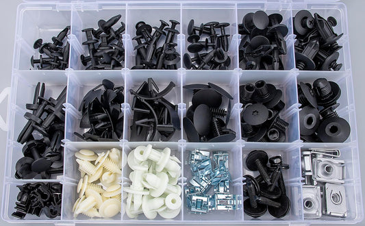 190pcs Body Interior and Exterior Retainer Fastener Clip Assortment for Ram 1500 2500 3500 Automotive