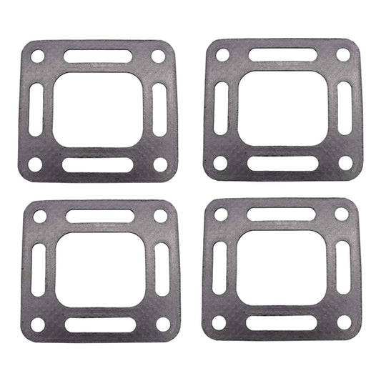 Exhaust Gasket Set for Mercruiser Engine - Stern Drive Stack Riser - Sierra Boat Parts 18-2849-1, 27-818832, 27-863726 Mercury Marine Gaskets for Mallory 9-61414 GLM 32080 Osco 8503-GO