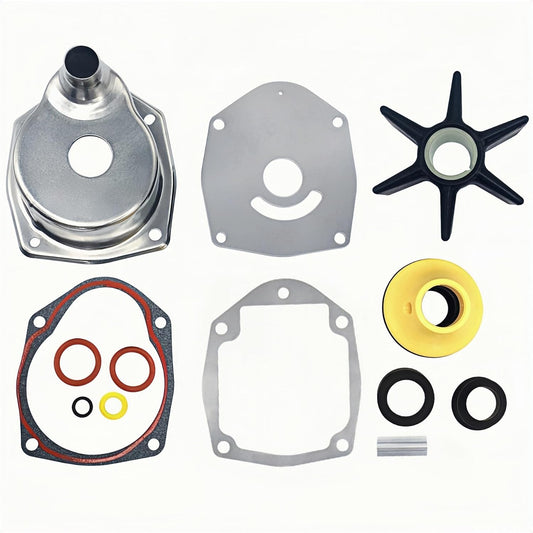 18-3147 817275Q05 817275A5 817275K05 Water Pump Impeller Repair Kit Compatible with 1991-2021 Mercury MerCruiser Alpha 1 Gen 2 Drives 817275Q4 817275T4 47-43026-1 47-43026-2