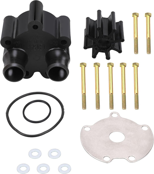 Water Pump Housing and Impeller Repair Kit Compatible with Mercruiser Bravo Engines Water Pump #Replaces Sierra 18-3150 807151A14 Mercury 46-807151A14 46-807151A7
