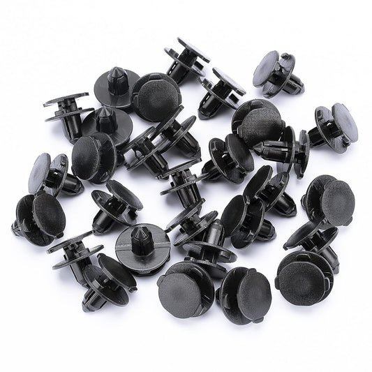 Fender Liner Bumper Cover Splash Shield Push Type Retainer Clip Fastener Compatible with Nissan 01553-09321 Mitsubishi MR328954