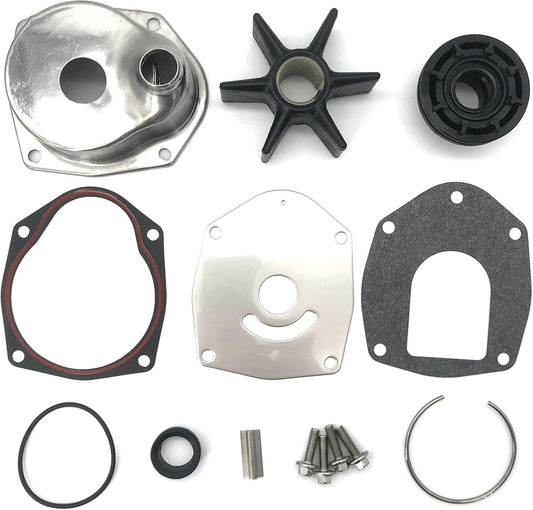 817275A09 Outboard Water Pump Impeller Repair Kit For Mercury Mariner 135 150 175 200 225 250 275 300 HP Verado DFI Pro XS 2/4-Stroke Sierra 18-3407 135HP 150HP 175HP 200HP 225HP 250HP 275HP 300HP