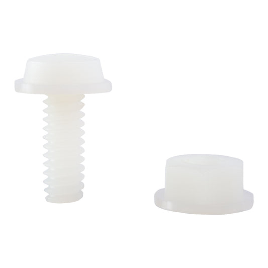 Auveco 13922 1/4"-20 X 5/8" Nat.Nylon L.P. Screw & Nut