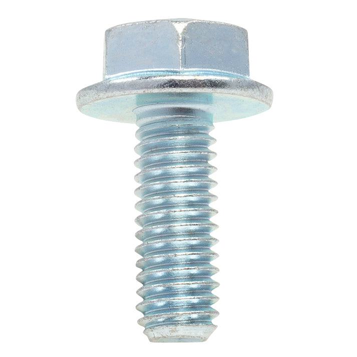 Hex Flange License Plate Screw M6-1.0 x 16mm
