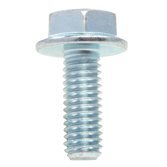 Hex Flange License Plate Screw M6-1.0 x 16mm