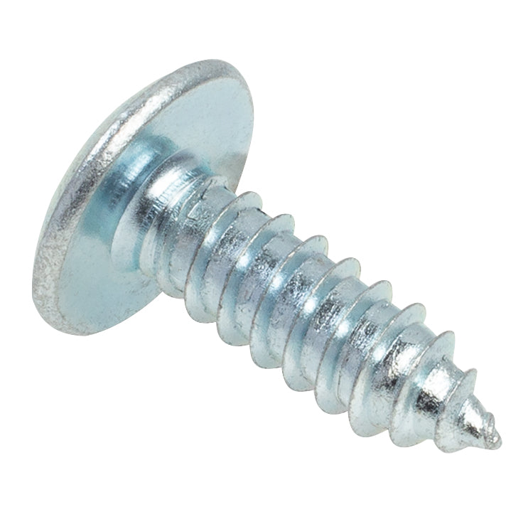 #14 x 3/4" Slotted Truss Head License Plate Screw Zinc