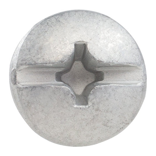 Duo-Drive Truss Head License Plate Screw 14mm Head Diameter