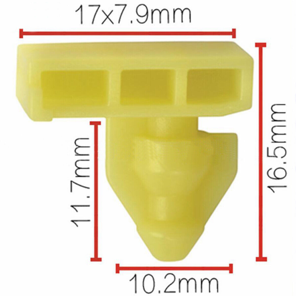 76847-JG00A Wheel Well Opening Moulding Clips Compatible with Nissan