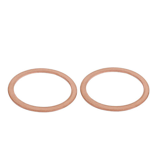 30pcs Metric M50x60x2mm Copper flat washer gasket Copper crush washer Sealing Ring for Screw Bolt Nut