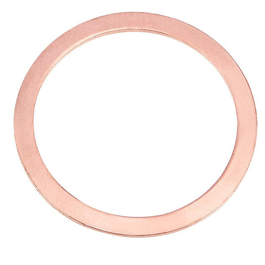 30 Metric M48x58x2mm Copper flat washer gasket Copper crush washer Sealing Ring for Screw Bolt Nut
