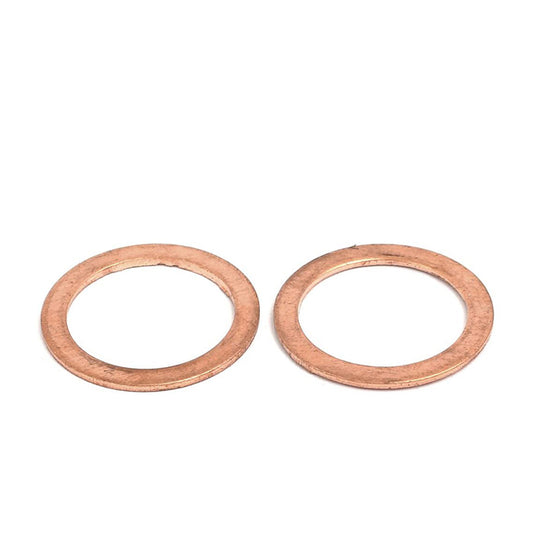 300pcs Metric M18x24x1mm Copper flat washer gasket Copper crush washer Sealing Ring for Screw Bolt Nut