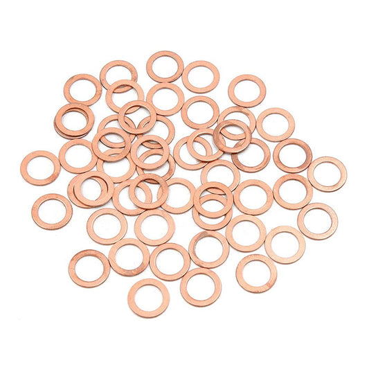 300pcs Metric M12x18x1mm Copper flat washer gasket Copper crush washer Sealing Ring for Screw Bolt Nut