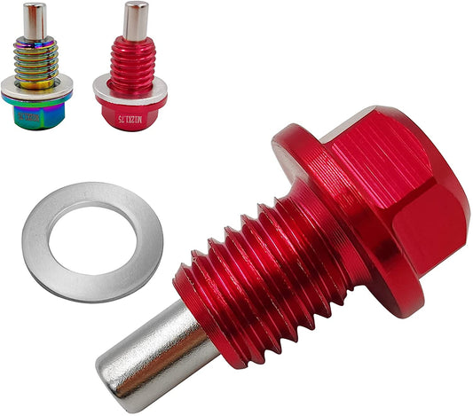 M12-1.75 Magnetic Oil Drain Plug for Most Compatible with GM Ford Mazda
